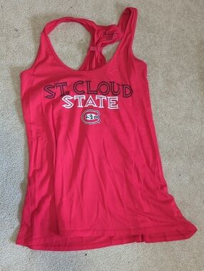 St. Cloud State Red Racerback Tank Top